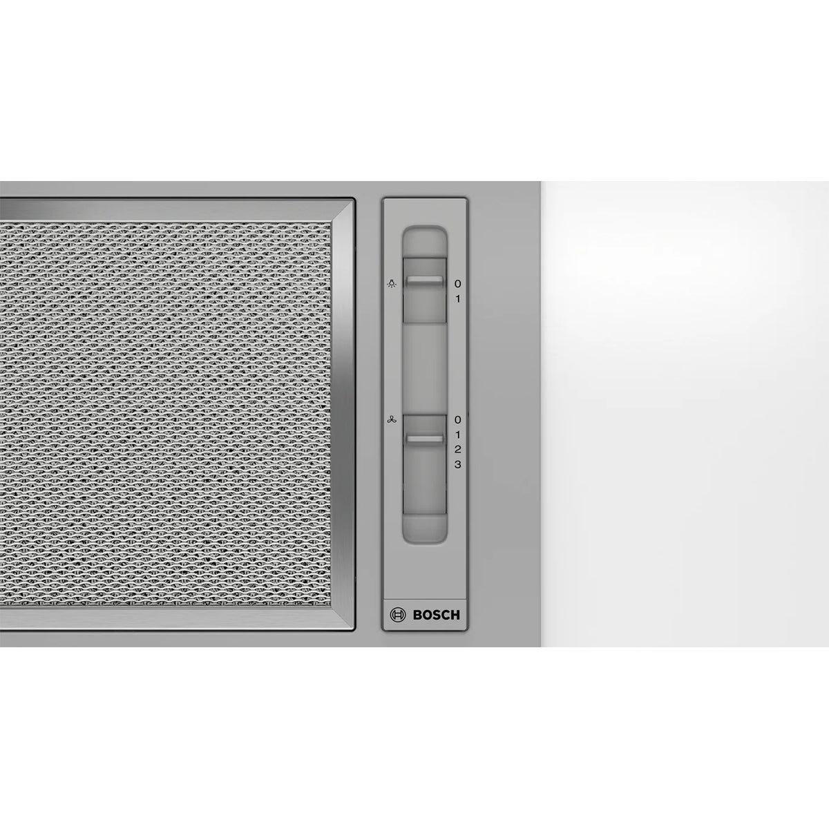 Bosch DLN53AA70B Series 2 Built-In Canopy Cooker Hood, 3 Speed Settings, 53.4cm Wide - Grey