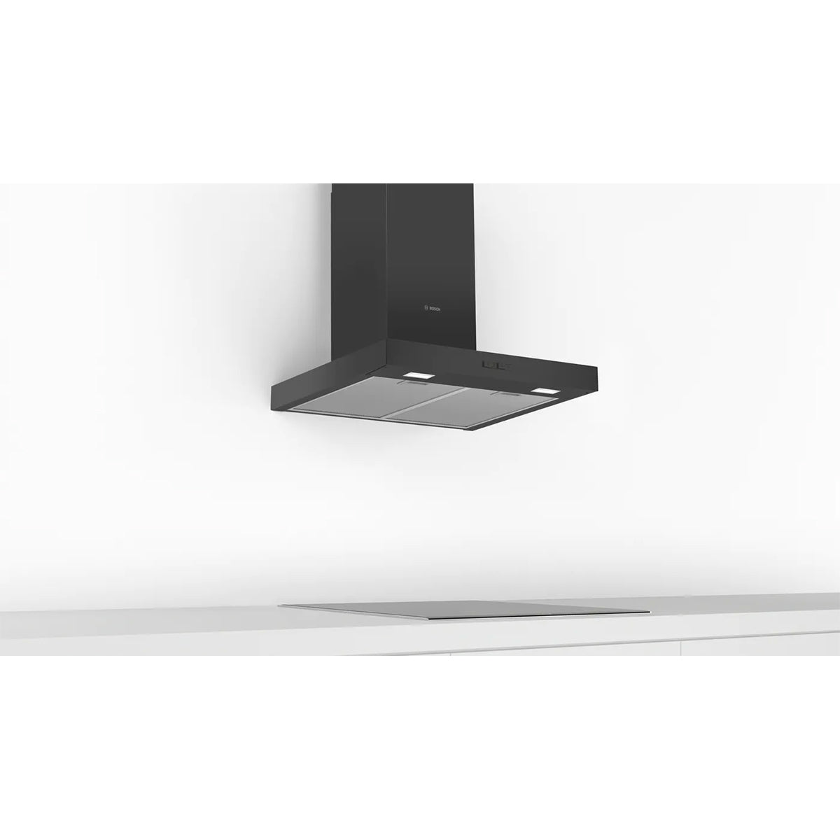 Bosch DWB66BC60B Series 2 Wall-Mounted Cooker Hood, 3 Speed Settings, 60cm Wide - Black