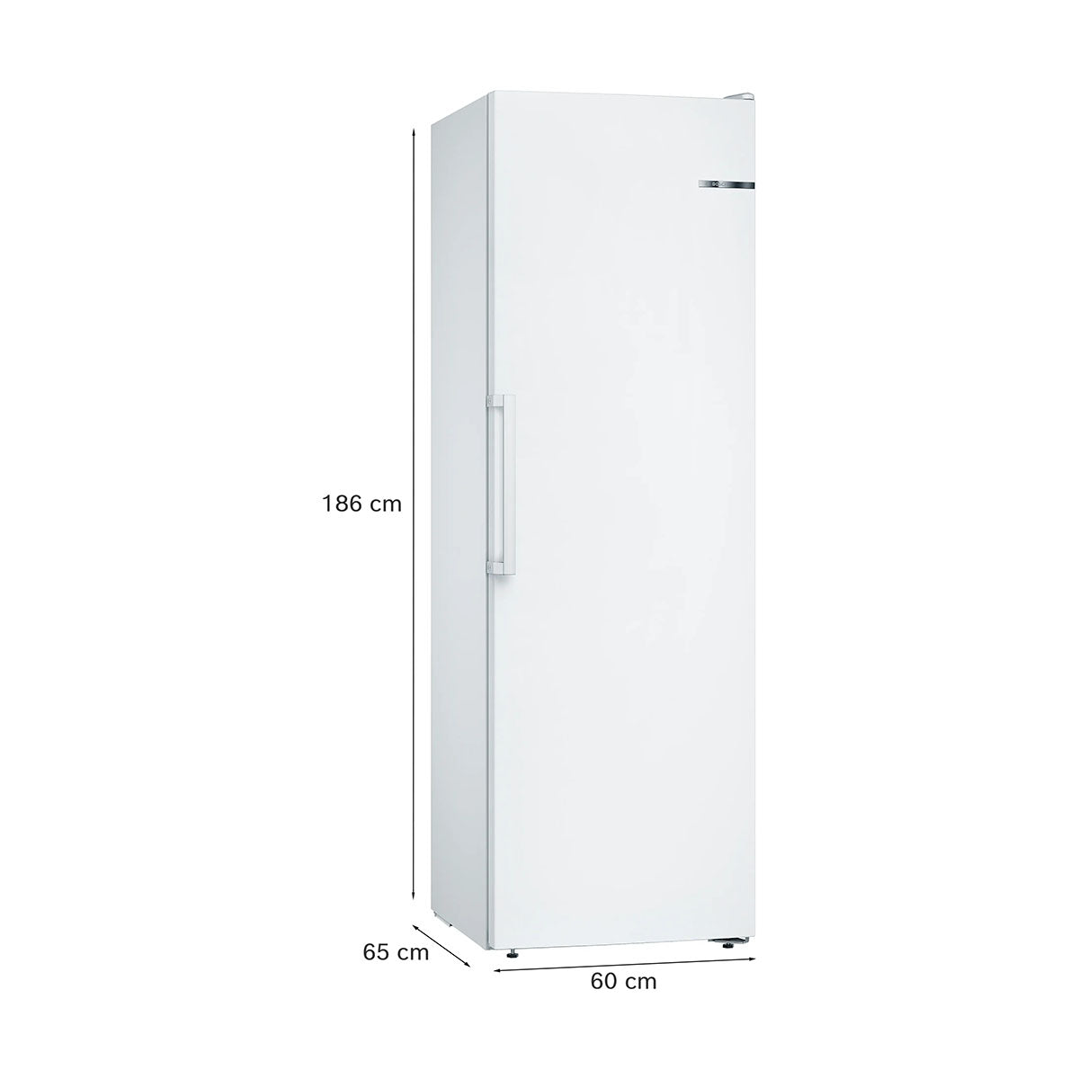 Bosch GSN36VWEPG Series 4 Freestanding Freezer, 242 Litre, No Frost, 60cm Wide - White