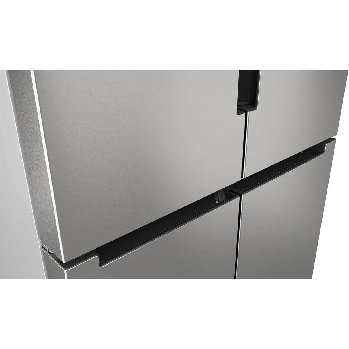 Bosch KFN96VPEAG Series 4 Multi Door American Style Fridge Freezer, 405/200 Litre, Total No Frost, 90.5cm Wide - Brushed Stainless Steel, Anti-Fingerprint