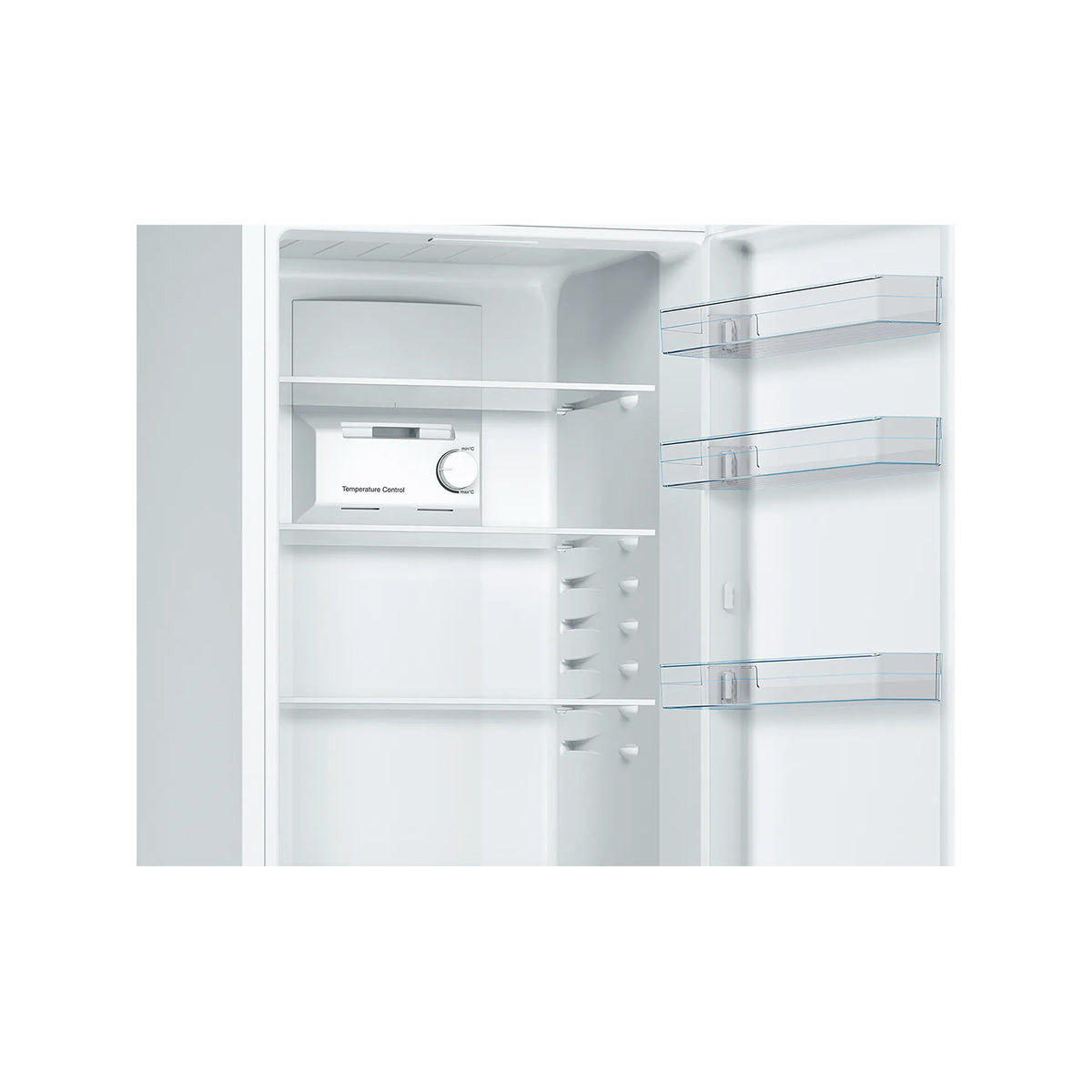 Bosch KGN36NWEAG Series 2 Freestanding Fridge Freezer with Freezer at Bottom, 216/89 Litre, Total No Frost, 60cm Wide - White