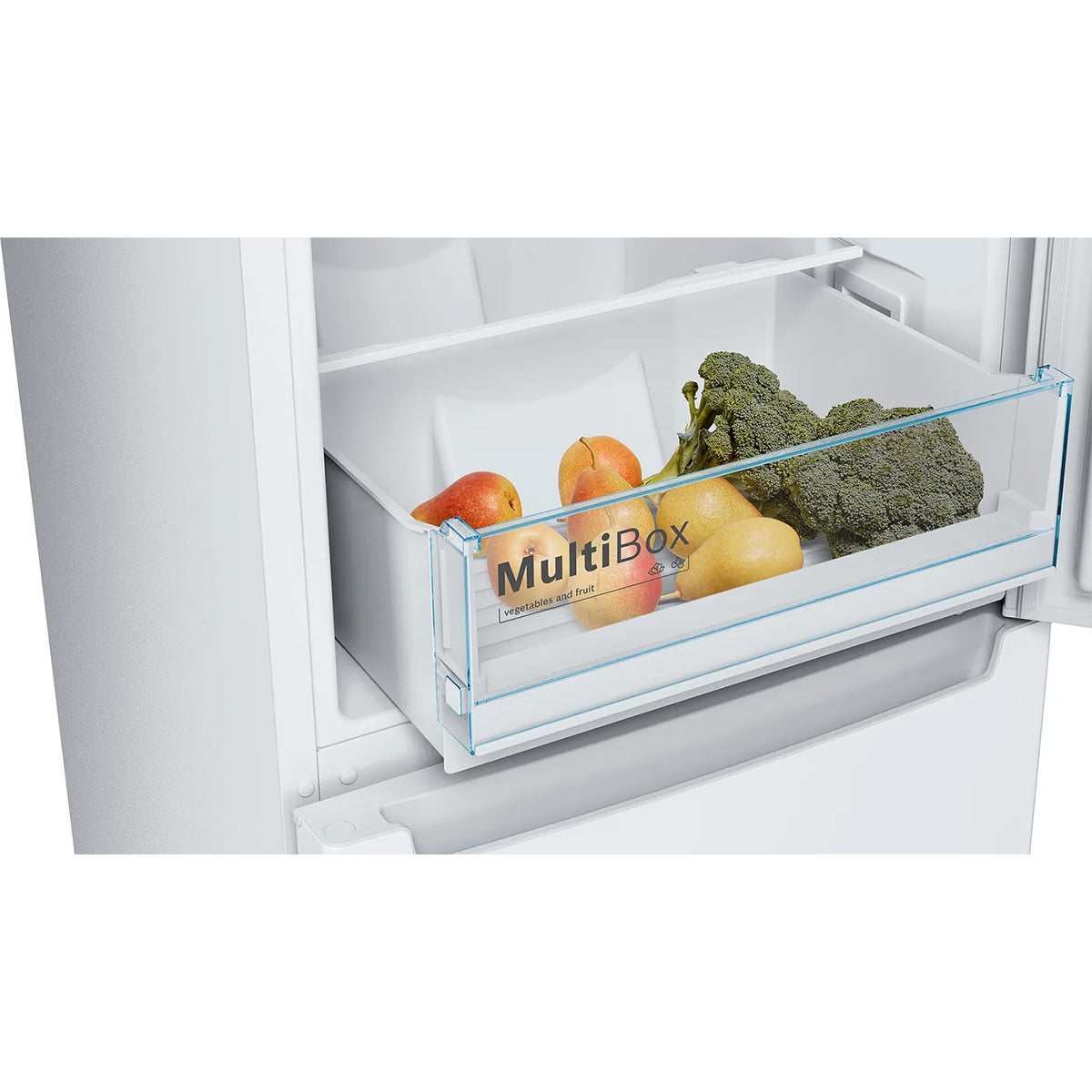 Bosch KGN36NWEAG Series 2 Freestanding Fridge Freezer with Freezer at Bottom, 216/89 Litre, Total No Frost, 60cm Wide - White