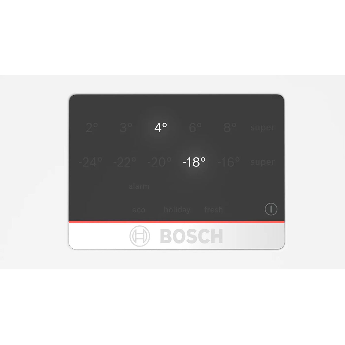 Bosch KGN39AWCTG Series 6 Freestanding Fridge Freezer with Freezer at Bottom, 260/103 Litre, Total No Frost, 60cm Wide - White