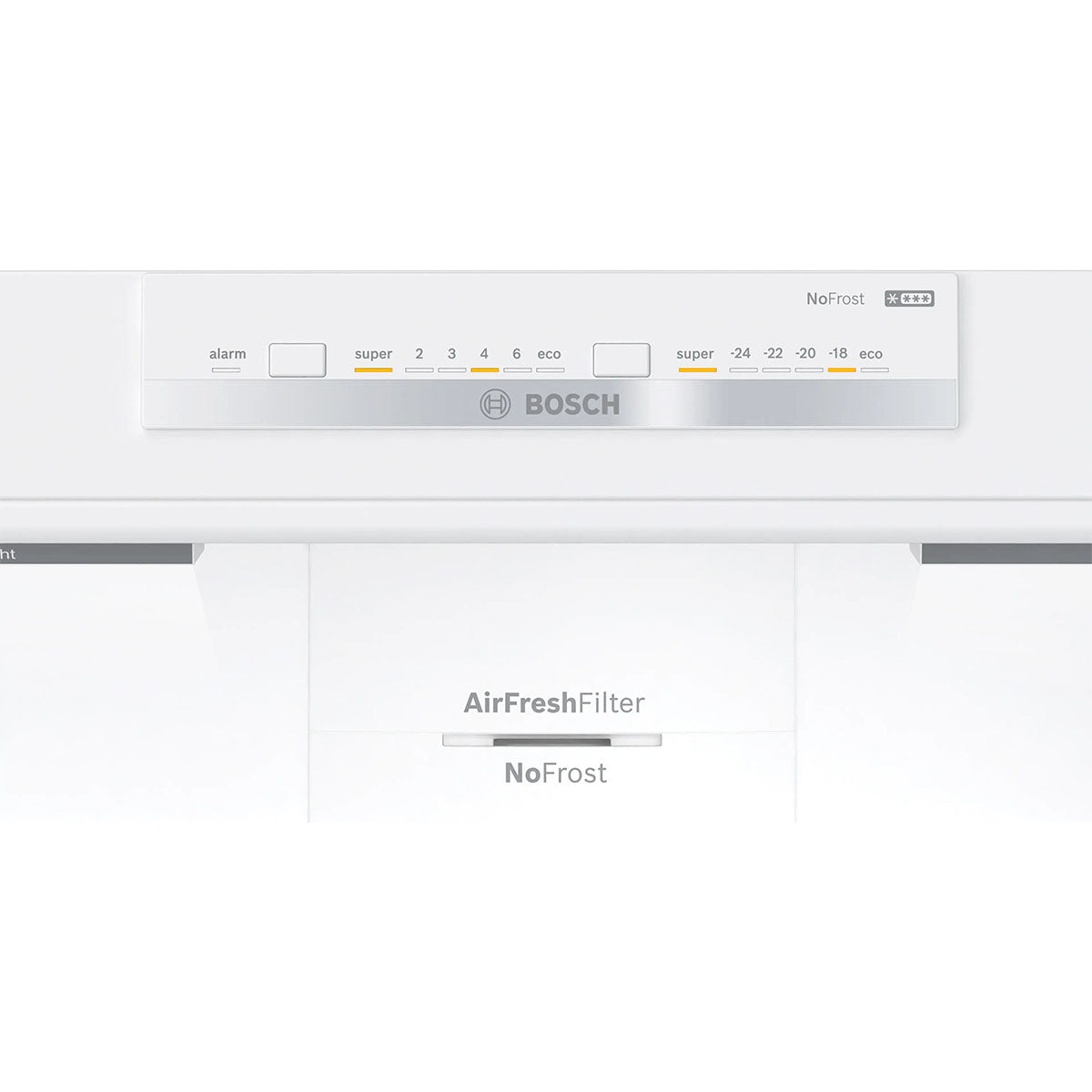 Bosch KGN86VIEAG Series 4 Freestanding Fridge Freezer With Freezer At Bottom, 479/152 Litre, Total No Frost, 86cm Wide - Stainless Steel