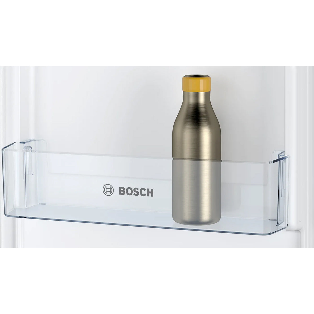 Bosch KIN85NFE0G Series 2 Built-In Fridge Freezer with Freezer at Bottom, 150/99 Litre, 54.1cm Wide - Flat Hinge