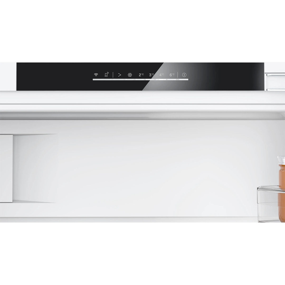 Bosch KUL22VFD0G Series 4 Built-Under Fridge With Freezer Section, 93/17 Litre, 59.8cm Wide - Flat Hinge