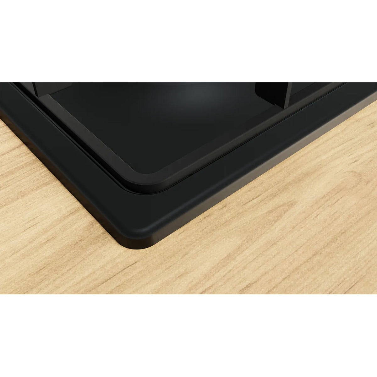 Bosch PBP6B6K60 Series 2 Gas Hob, 4 Burner, Knob Ignition, 58cm Wide - Black, Enamel