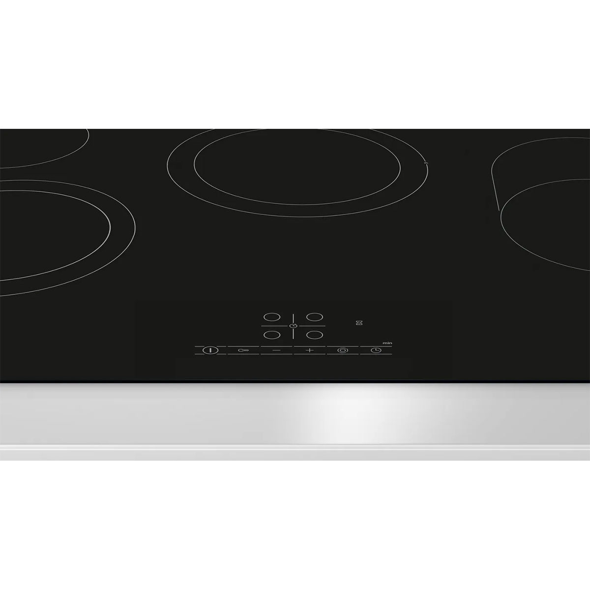 Bosch PKH811BB1D Series 4 Electric Hob, 4 Cooking Zones, Surface Mount Without Frame, 80.2cm Wide - Black, Ceramic Glass
