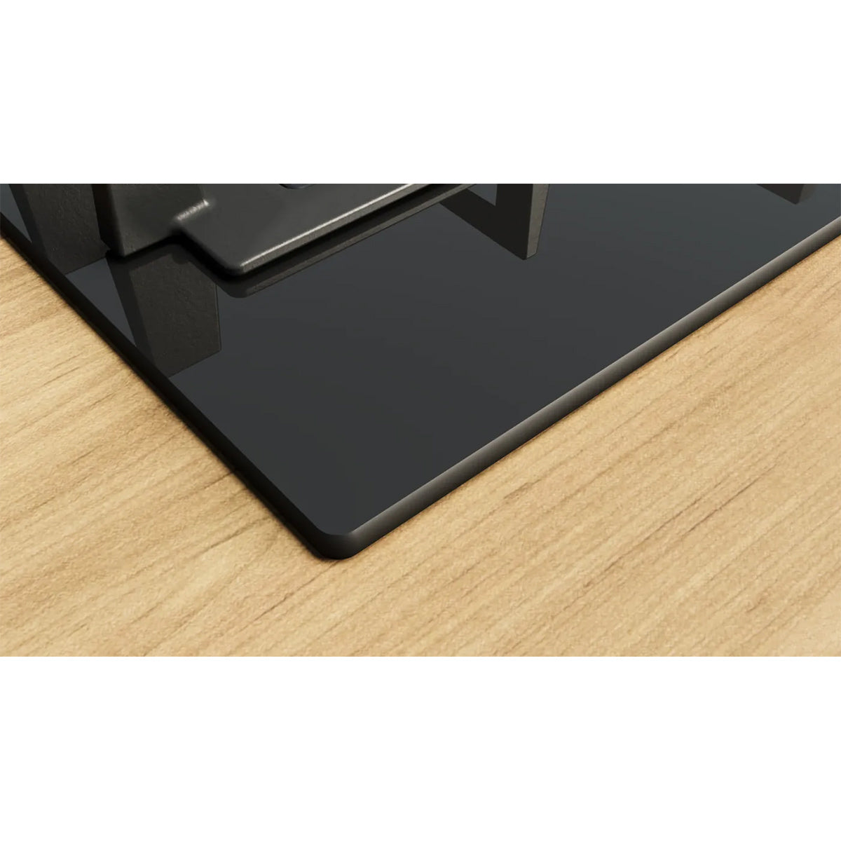 Bosch PNP6B6K40 Series 4 Gas Hob, 4 Burners, Knob Ignition, 59cm Wide - Tempered Glass, Black