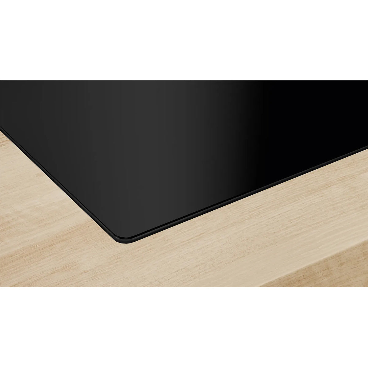 Bosch PWP611BB5B Series 4 Induction Hob, 4 Cooking Zones, Surface Mount Without Frame, 59.2cm Wide - Black, Ceramic Glass