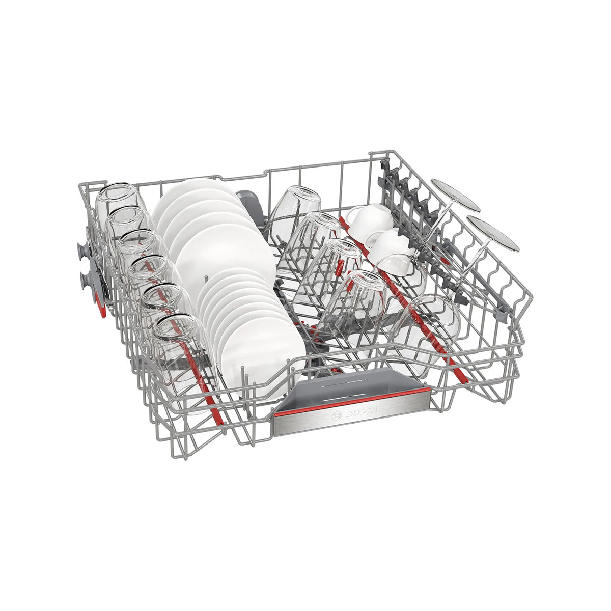 Bosch SMD6YCX01G Series 6 Fully-Integrated Dishwasher, 14 Place Settings, EcoSilence Drive - 60cm Wide