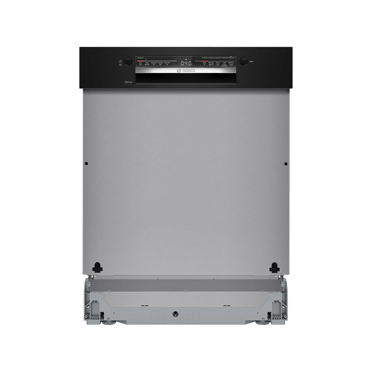 Bosch SMI2HTB02G Series 2 Semi-Integrated Dishwasher, 13 Place Settings, EcoSilence Drive, 60cm Wide - Black