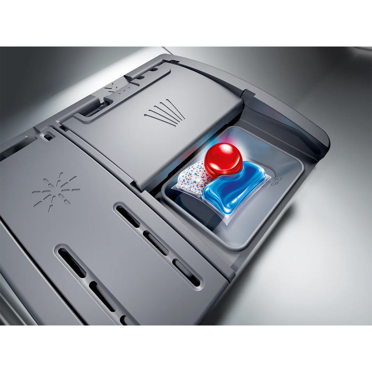 Bosch SMI2HTS02G Series 2 Semi-Integrated Dishwasher, 13 Place Settings, EcoSilence Drive, 60cm Wide - Stainless Steel