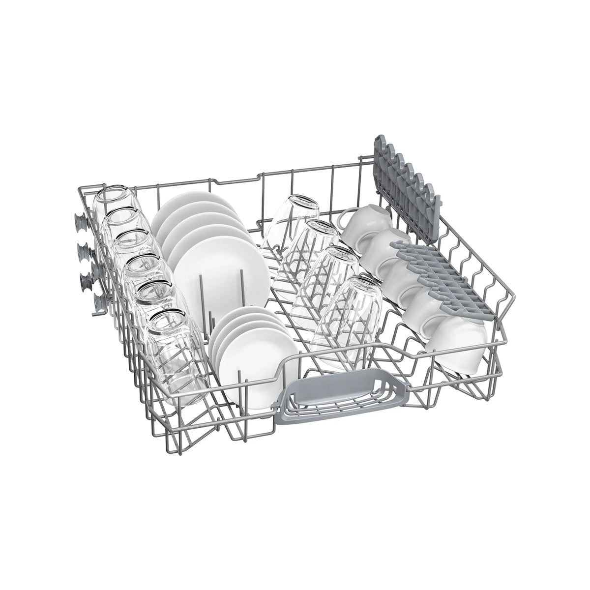 Bosch SMS26AW08G Series 2 Freestanding Dishwasher, 12 Place Settings, EcoSilence Drive, 60cm Wide - White