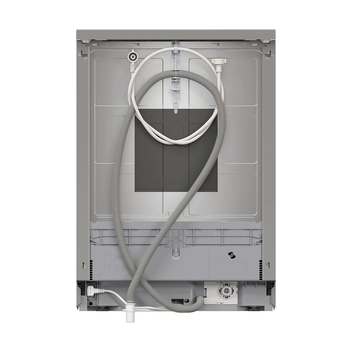 Bosch SMS2HVI06G Series 2 Freestanding Dishwasher, 14 Place Settings, 60cm Wide - Brushed Steel, Anti-Fingerprint