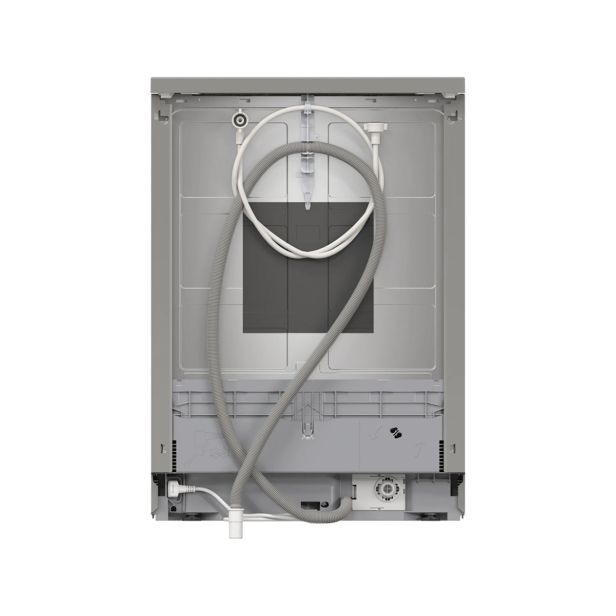 Bosch SMS2HVI67G Series 2 Freestanding Dishwasher, 14 Place Settings, 60cm Wide - Brushed Steel, Anti-Fingerprint