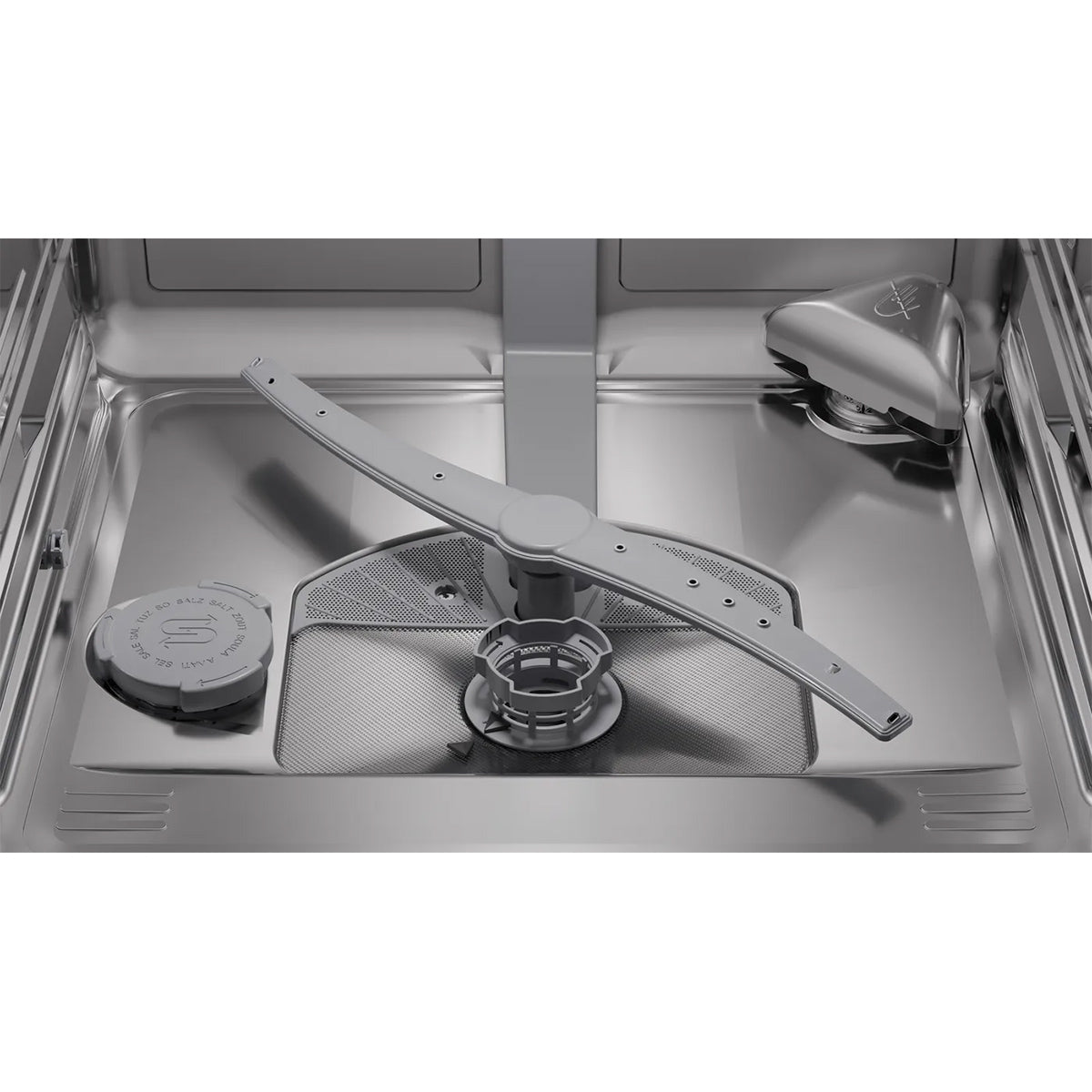 Bosch SMS6ZCI10G Series 6 Freestanding Dishwasher, 14 Place Settings, 60cm Wide - Brushed Steel, Anti-Fingerprint