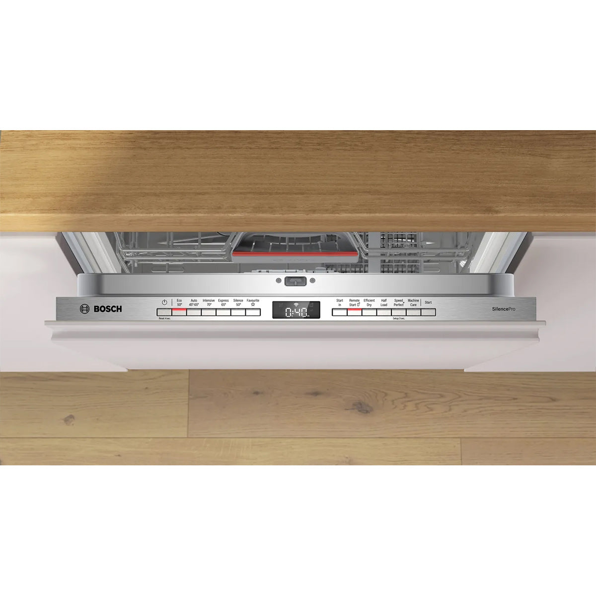 Bosch SMV4EAX23G Series 4 Fully Integrated Dishwasher, 13 Place Settings, EcoSilence Drive - 60cm Wide