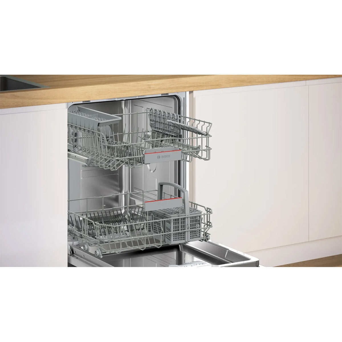 Bosch SMV4EAX23G Series 4 Fully Integrated Dishwasher, 13 Place Settings, EcoSilence Drive - 60cm Wide