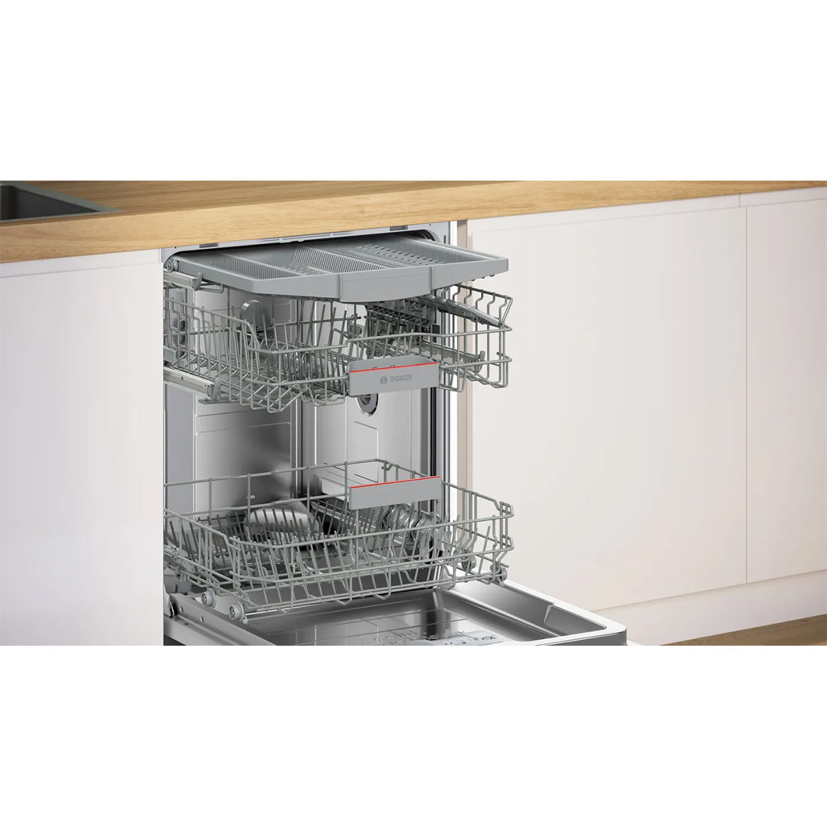 Bosch SMV6ZCX10G Series 6 Fully-Integrated Dishwasher, 14 Place Settings - 60cm Wide