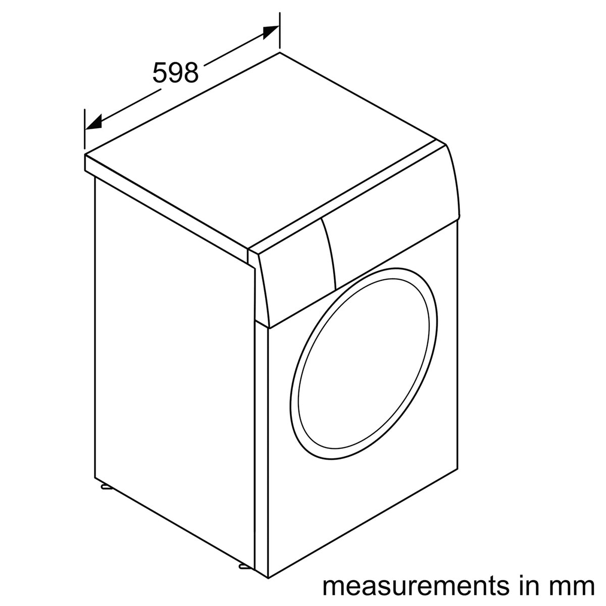 Bosch WGH254A0GB Series 6 Freestanding Washing Machine, Front Loader, 10Kg Capacity, 1400 rpm, i-DOS, Eco Silence Drive, 59.8cm Wide - White