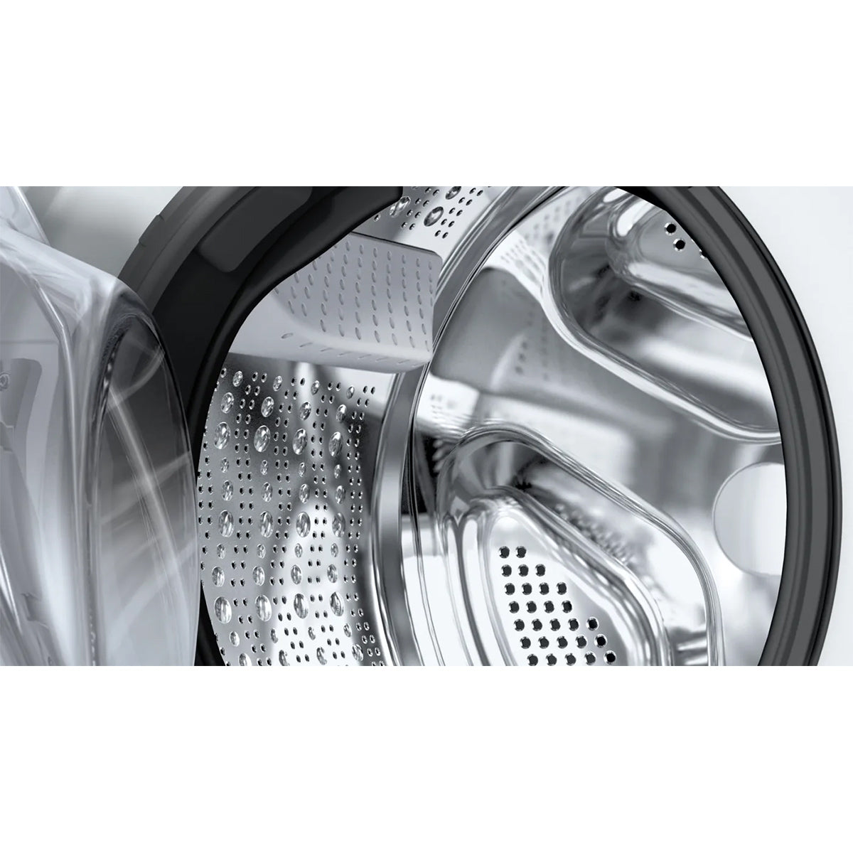 Bosch WNC25410GB Series 8 Freestanding Washer Dryer, 10.5Kg/6Kg Capacity, 1400 rpm, i-DOS, Eco Silence Drive, 59.8cm Wide - White