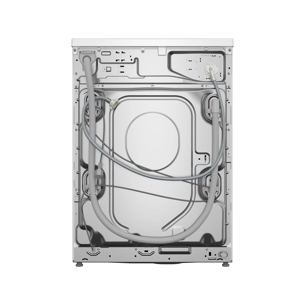 Bosch WNC25410GB Series 8 Freestanding Washer Dryer, 10.5Kg/6Kg Capacity, 1400 rpm, i-DOS, Eco Silence Drive, 59.8cm Wide - White