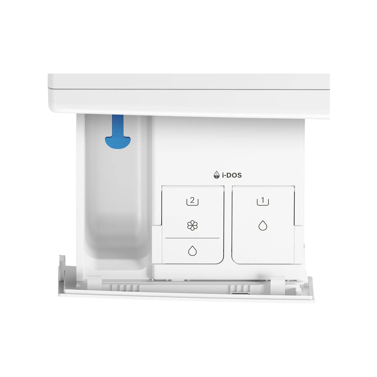 Bosch WNC25410GB Series 8 Freestanding Washer Dryer, 10.5Kg/6Kg Capacity, 1400 rpm, i-DOS, Eco Silence Drive, 59.8cm Wide - White