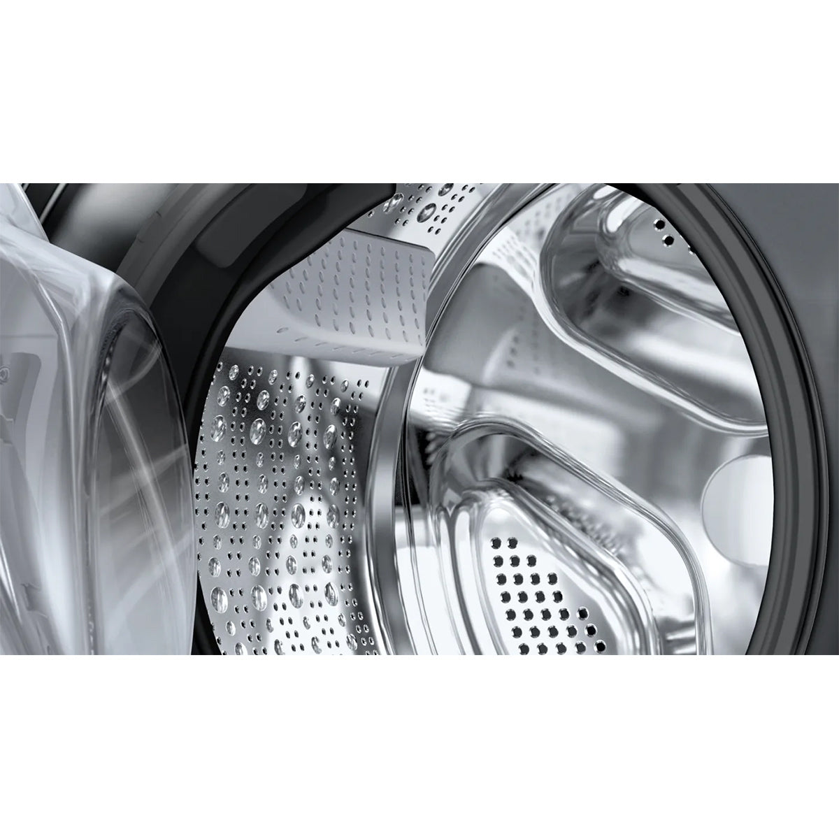Bosch WNC254ARGB Series 8 Freestanding Washer Dryer, 10.5Kg/6Kg, 1400 rpm, i-DOS, Eco Silence Drive, 59.8cm Wide - Cast Iron Grey