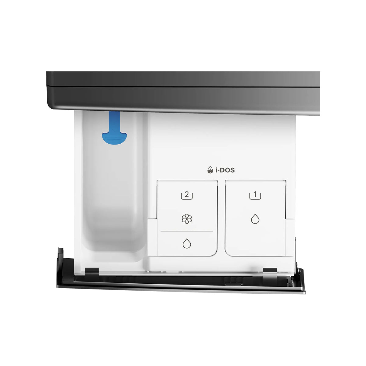 Bosch WNC254ARGB Series 8 Freestanding Washer Dryer, 10.5Kg/6Kg, 1400 rpm, i-DOS, Eco Silence Drive, 59.8cm Wide - Cast Iron Grey