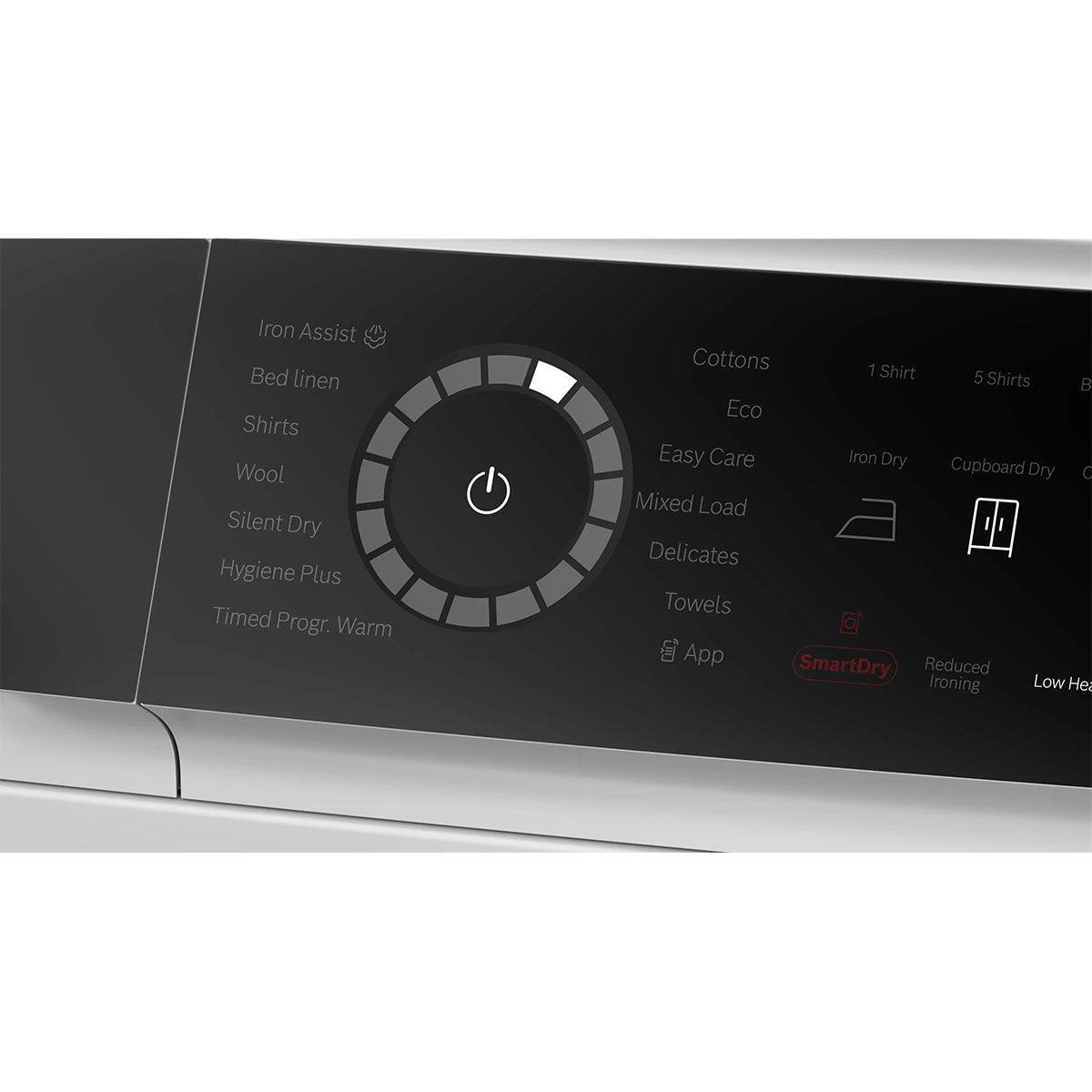 Bosch WRB247C9GB Series 8 Freestanding Heat Pump Tumble Dryer, 9Kg, With Self-Cleaning Condenser, 59.8cm Wide - White