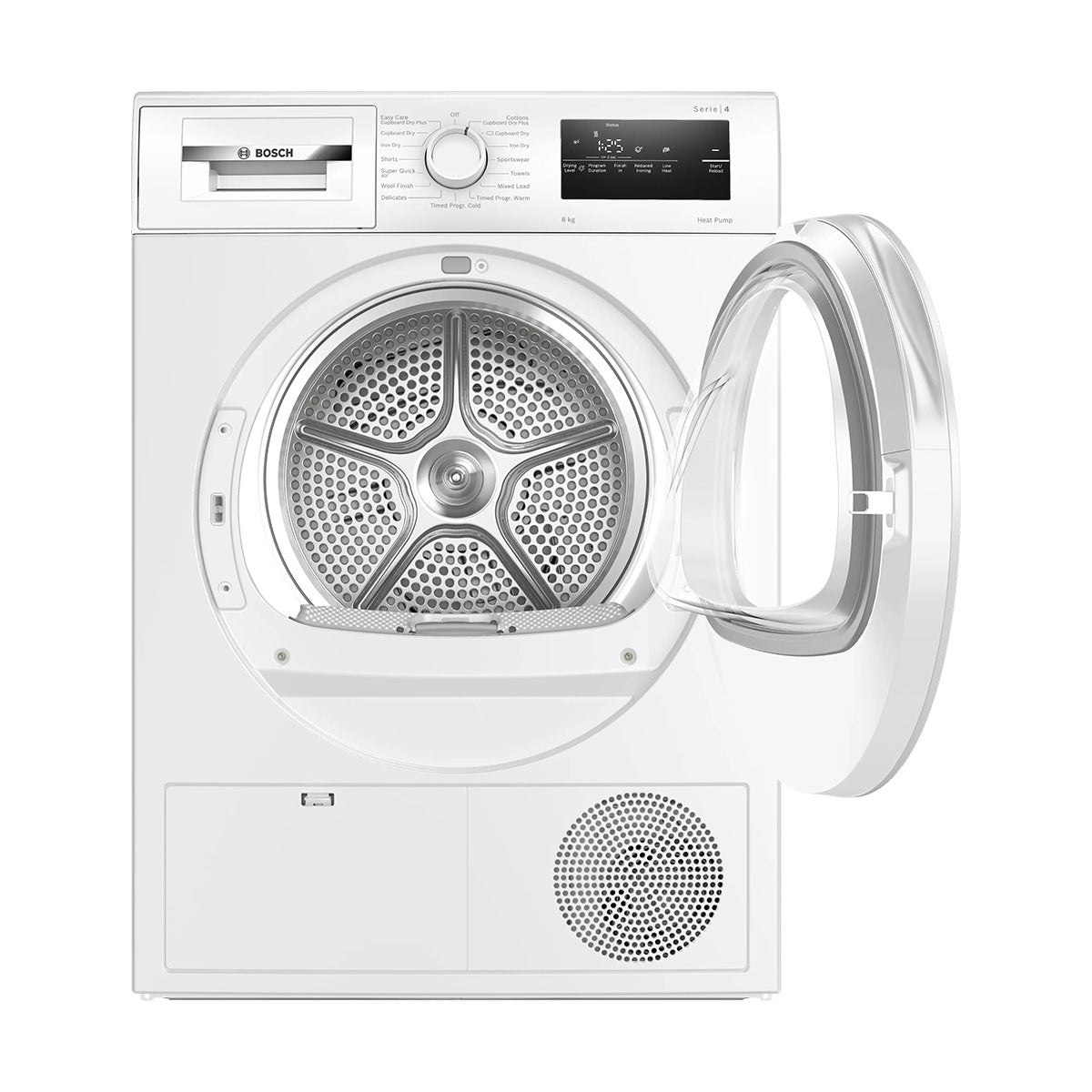 Bosch WTH85225GB Series 4 Heat Pump Tumble Dryer, 8Kg, 59.8cm Wide - White