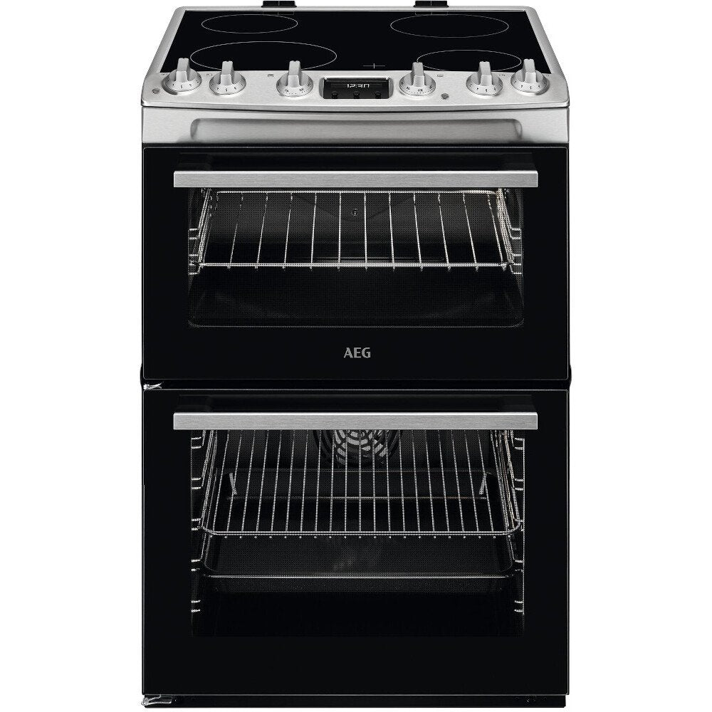 AEG CCX6540ACM Ceramic Slot In Cooker,Stainless Steel - 43724537037023 