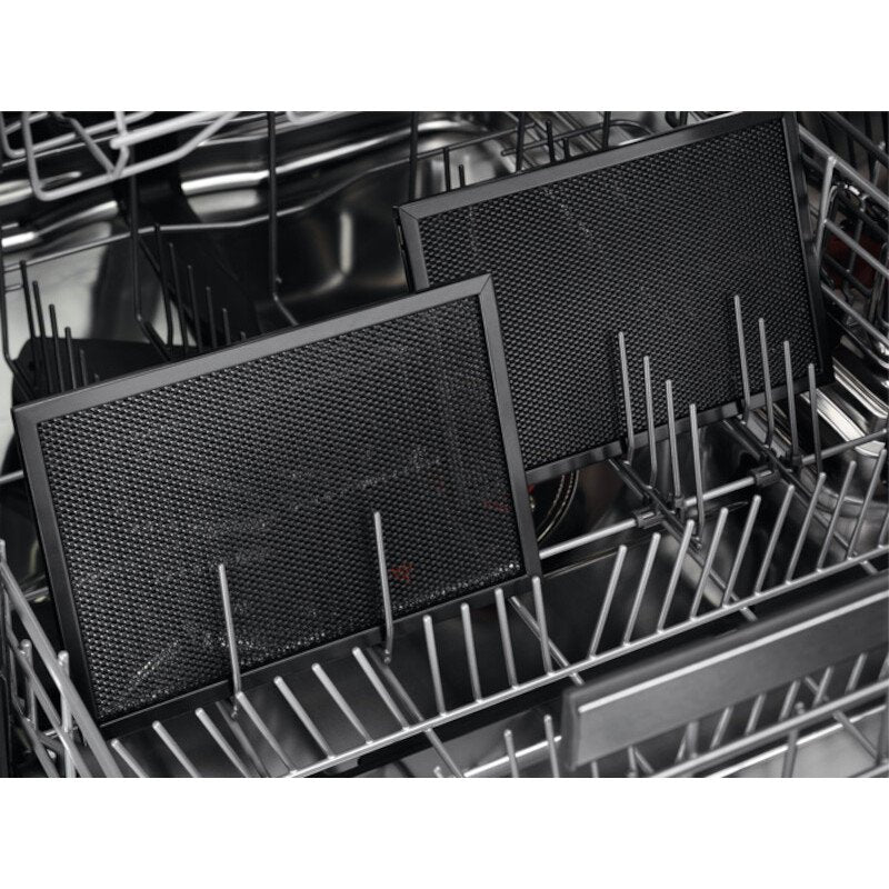 AEG CDE84543FB 78cm Wide Venting Hob,Black,A+ Rated