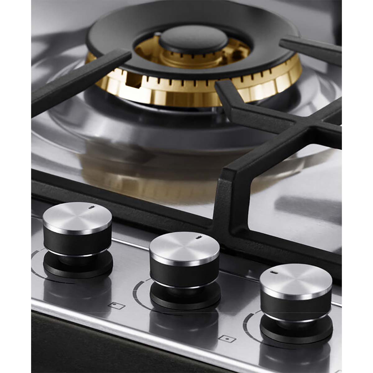 Fisher & Paykel CG905DNGX1 Series 7 5 Burner Natural Gas Hob, 90cm Wide - Stainless Steel