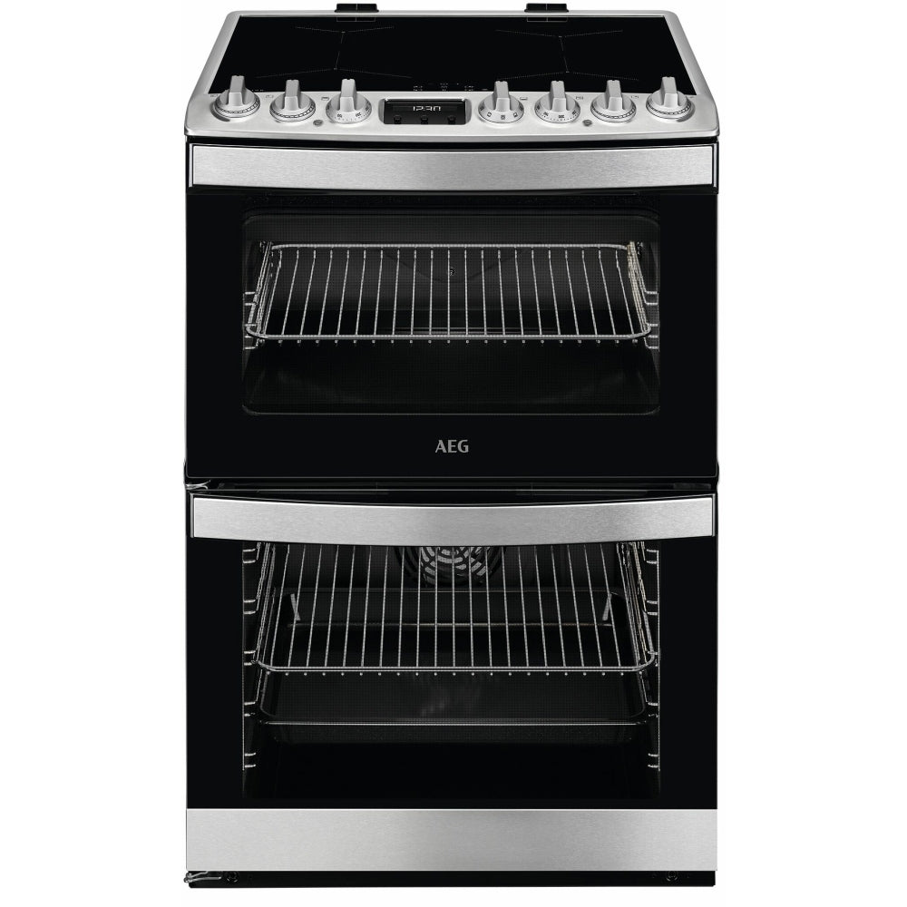 AEG CIB6734ACM 73L Induction Slot In Cooker,Stainless Steel,A Rated - 43724542116063 