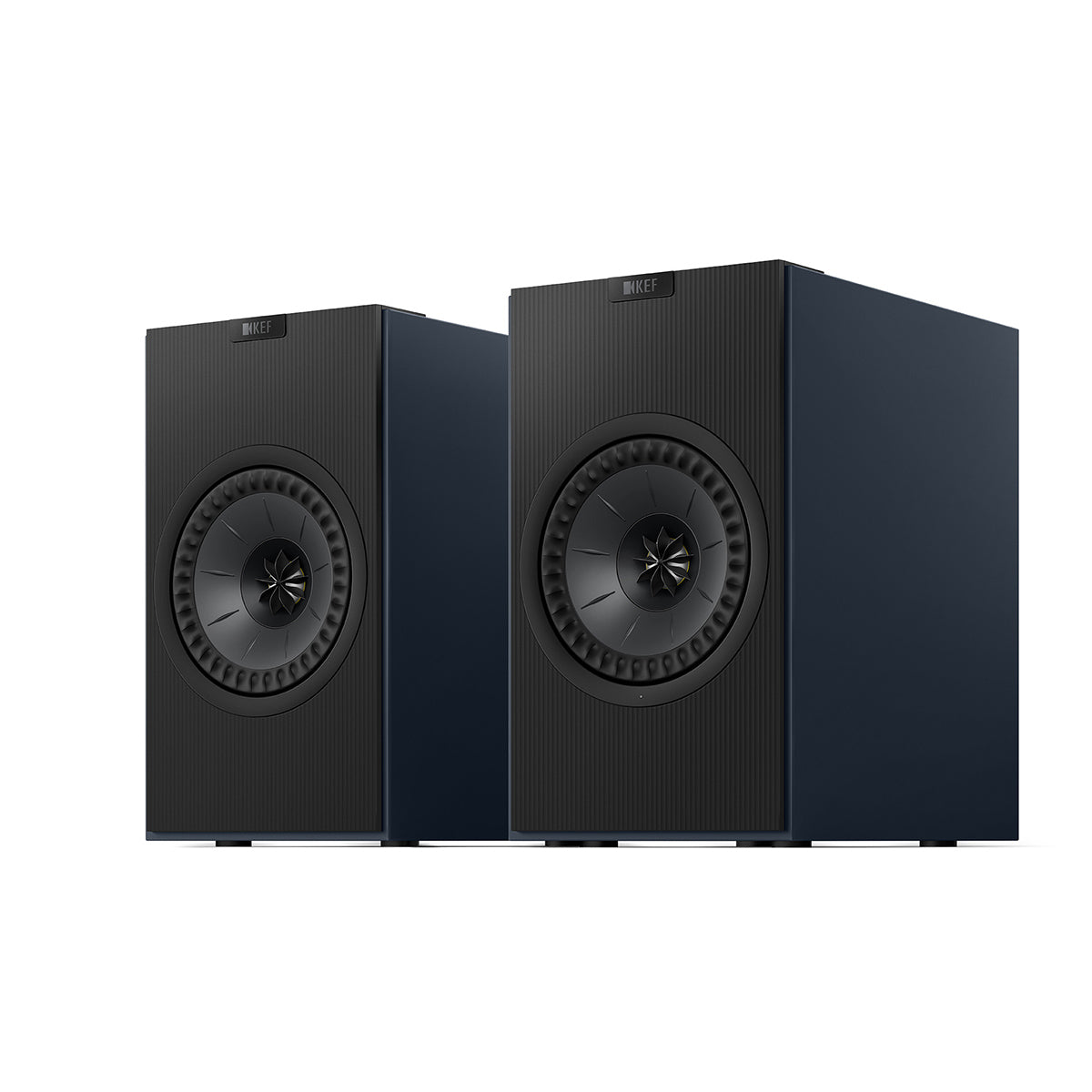 KEF CODA-W-BLUE Active Wireless Hi-Fi Speakers (Pair), 200W, Uni-Q Driver Array - Midnight Blue