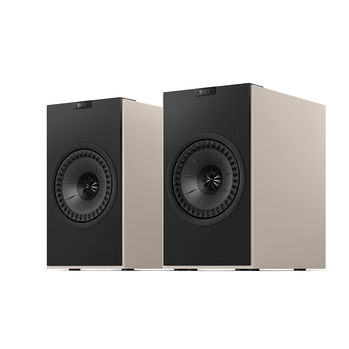 KEF CODA-W-GREY Active Wireless Hi-Fi Speakers (Pair), 200W, Uni-Q Driver Array - Nickel Grey