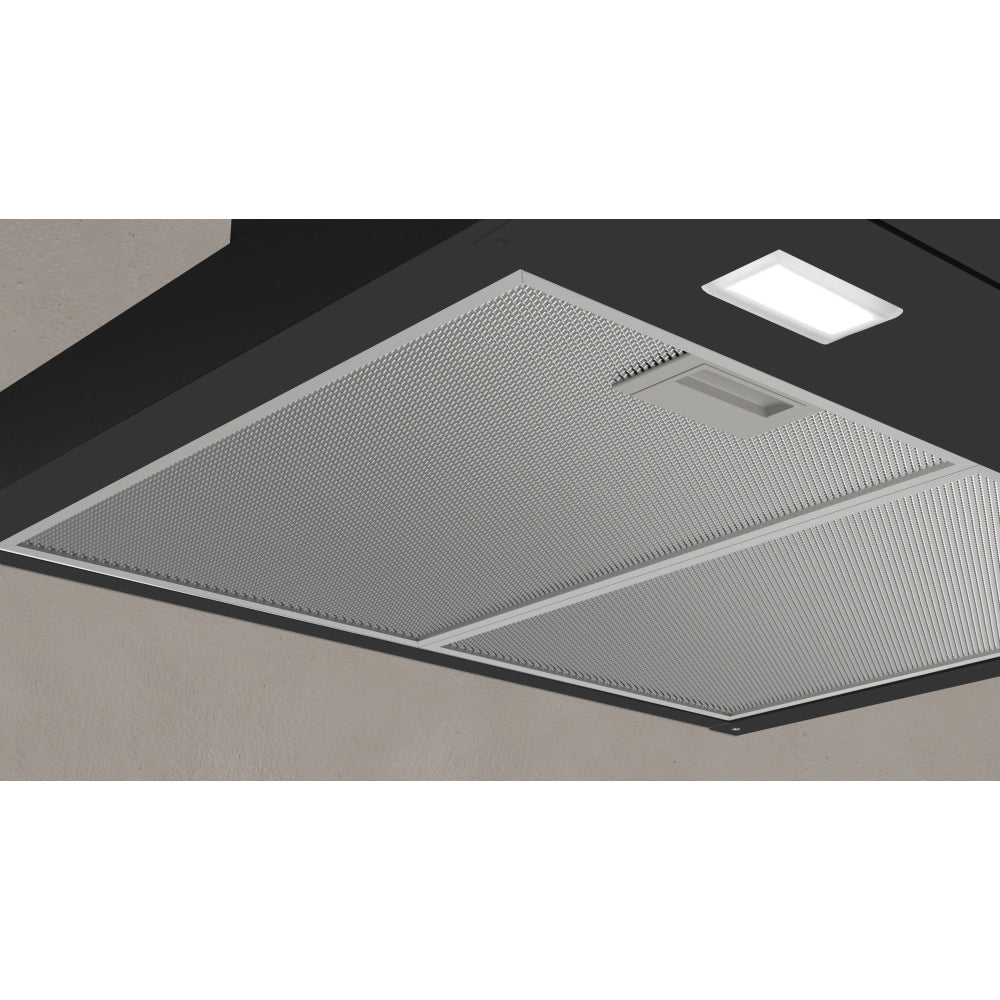 Neff D62BBC0S0B N30 60cm Chimney Cooker Hood, Black, D Rated - 43657909108959 