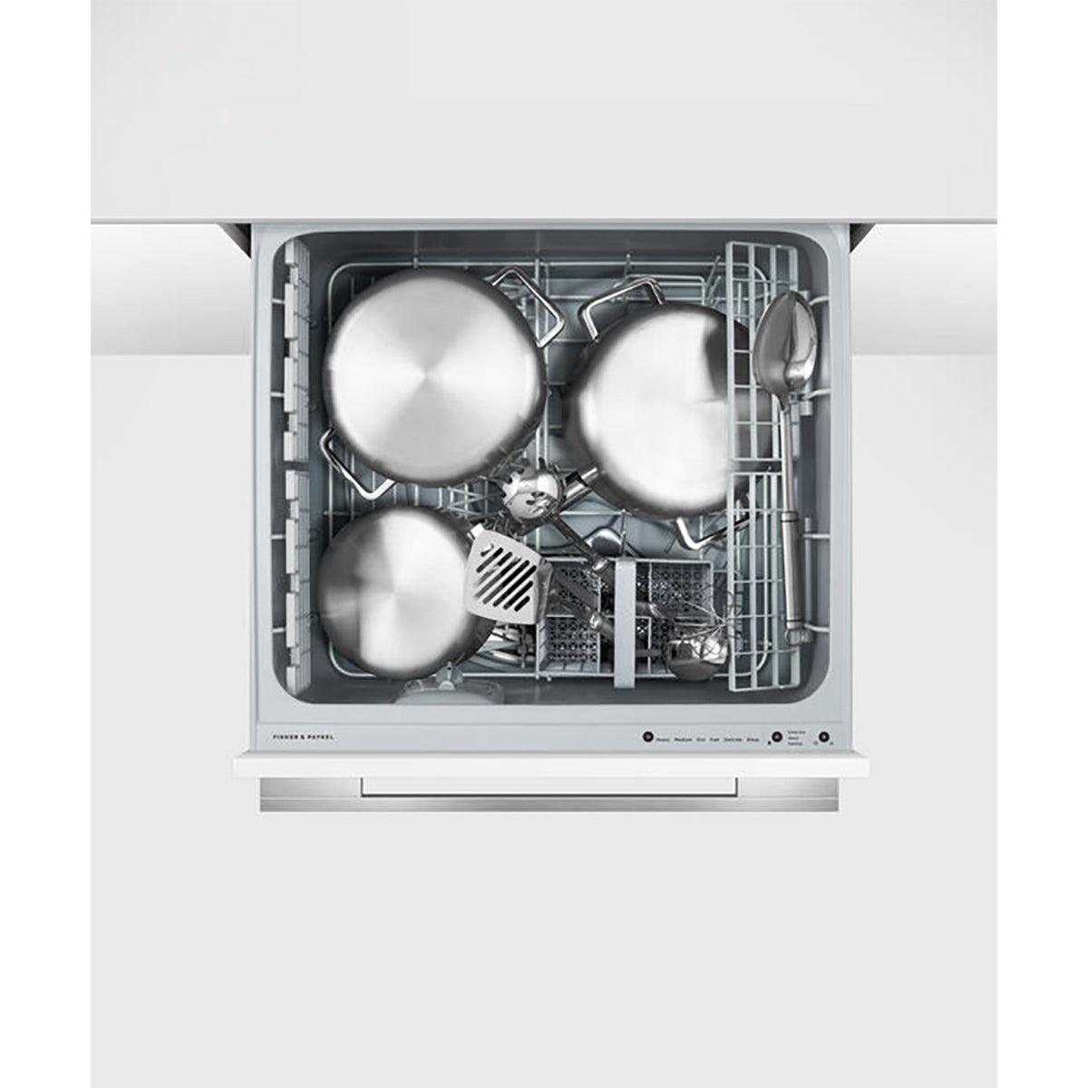 Fisher & Paykel DD60SHTI9 Series 9 Integrated Tall Single DishDrawer™ Dishwasher, 8 Place Settings, 59.9cm Wide - Panel Ready