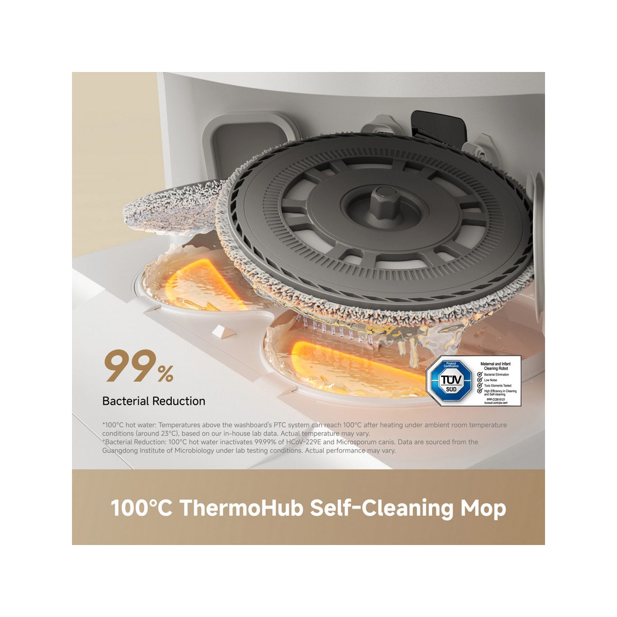 DREAME RLL51SE_WH Ultra AE Smart Robot Vacuum With Mop - White