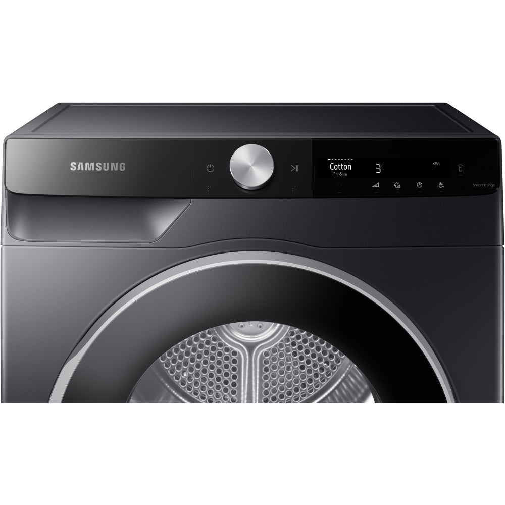 Samsung DV90T6240LB/S1 Heat Pump Tumble Dryer, 9kg, Black, A+++ Rated - 43626091053279 