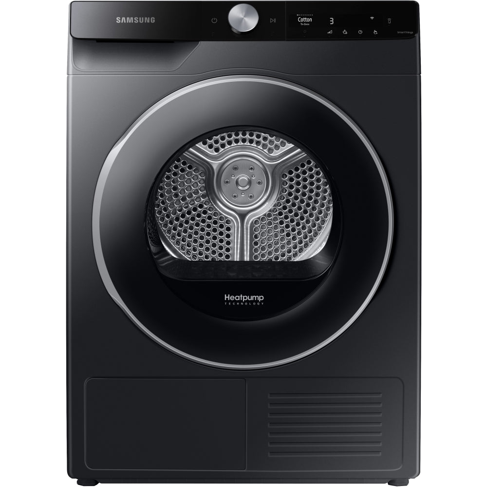 Samsung DV90T6240LB/S1 Heat Pump Tumble Dryer, 9kg, Black, A+++ Rated - 43626090922207 