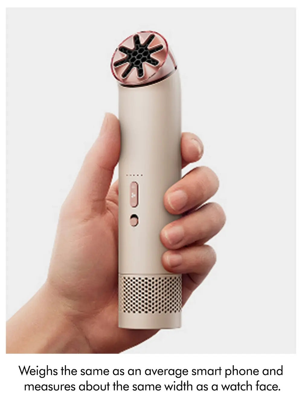 Dyson PF01-ST HushJet™ Mini Cool Fan, Stone/Blush