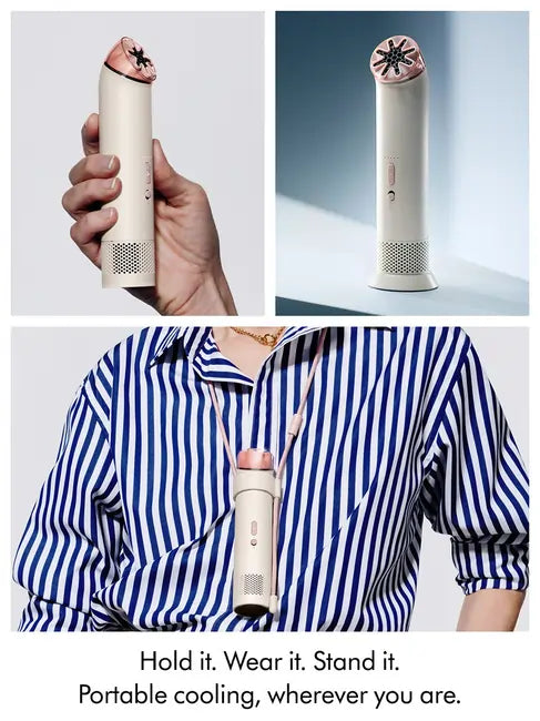 Dyson PF01-ST HushJet™ Mini Cool Fan, Stone/Blush
