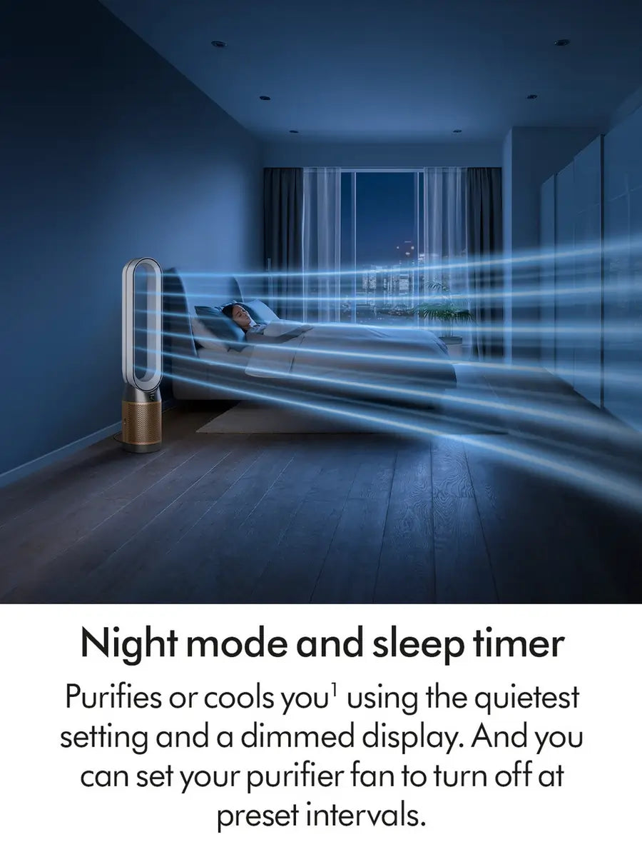 Dyson TP12 Air Purifier Fan, White/Gold