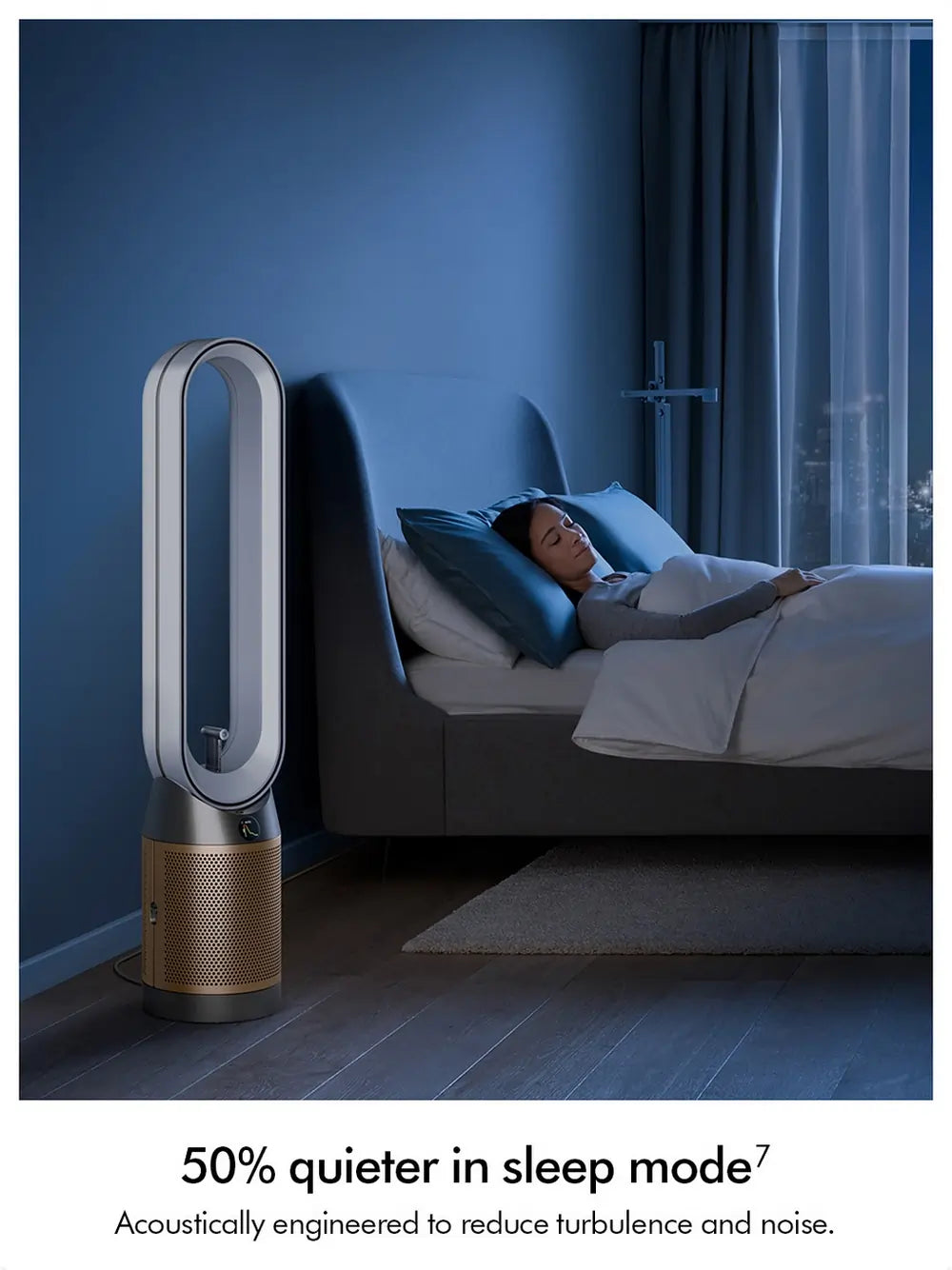 Dyson TP14 Air Purifier Fan, White/Gold