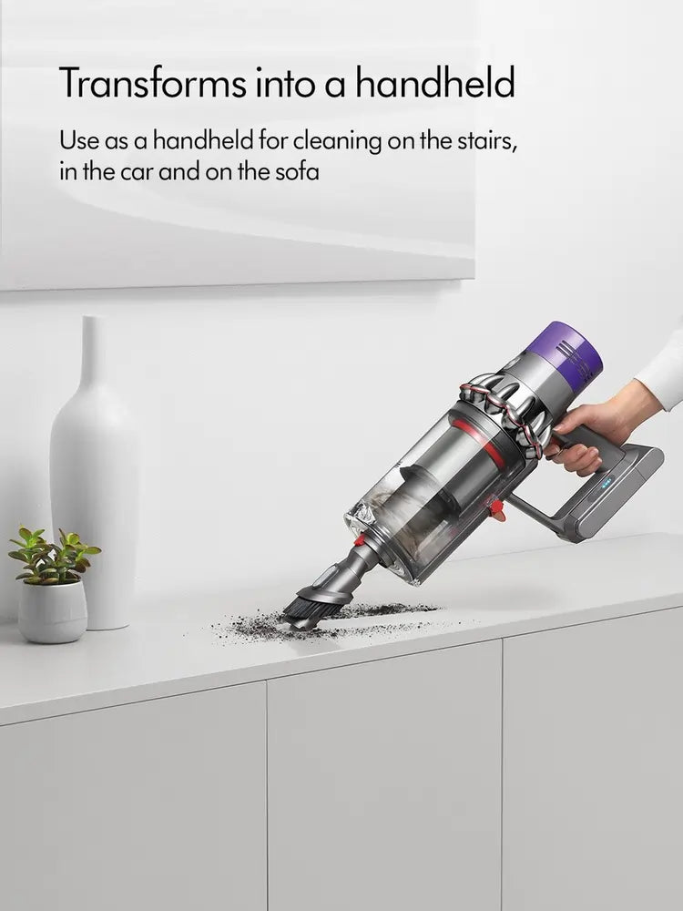 Dyson V10TOTALCLEAN Cordless Stick Vacuum Cleaner With Up To 60 Minutes Run Time, Nickel/Black - 43348067451103 