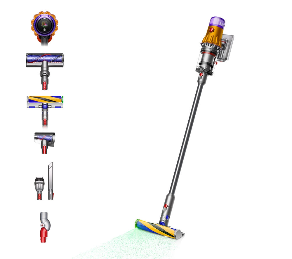 Dyson V12-2023DOKKIT Detect Slim Absolute Cordless Stick Vacuum Cleaner with Floordok, Nickel