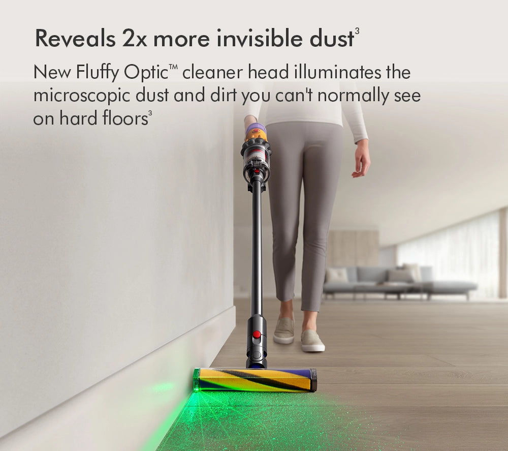 Dyson V12-2023DOKKIT Detect Slim Absolute Cordless Stick Vacuum Cleaner with Floordok, Nickel
